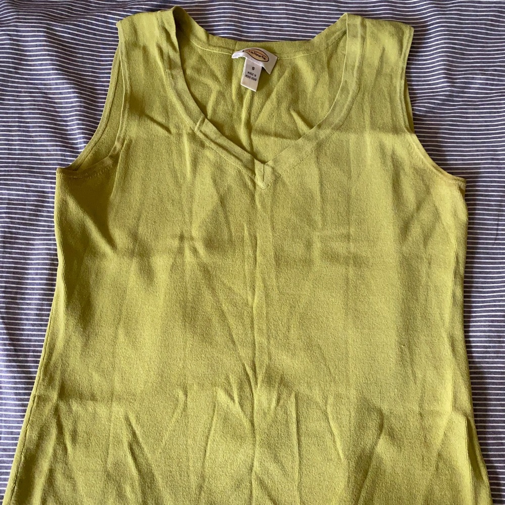 Green Sweater Vest